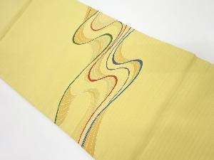 絽流水模様名古屋帯